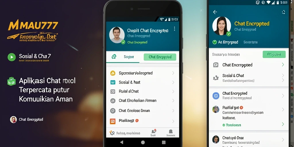 Antarmuka MAU777 yang intuitif dan aman untuk chatting.