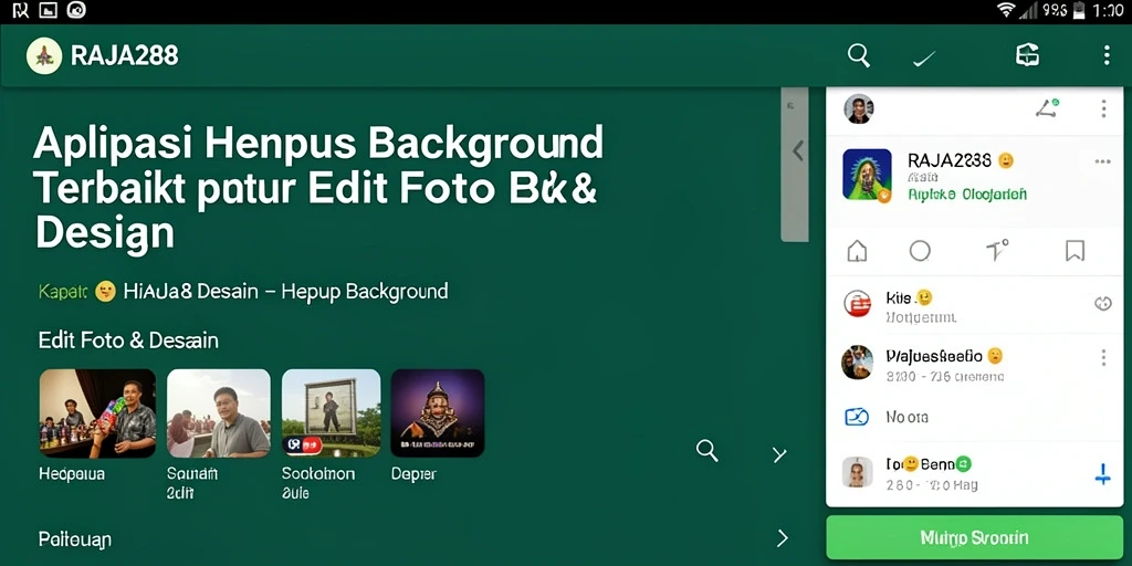 Antarmuka RAJA288 dengan fitur Hapus Background yang sederhana dan efektif.