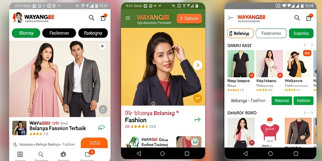 Tampilan antarmuka aplikasi WAYANG88 yang menarik dan fungsional.