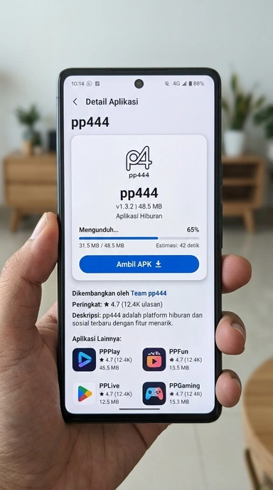 Tampilan halaman APK pp444